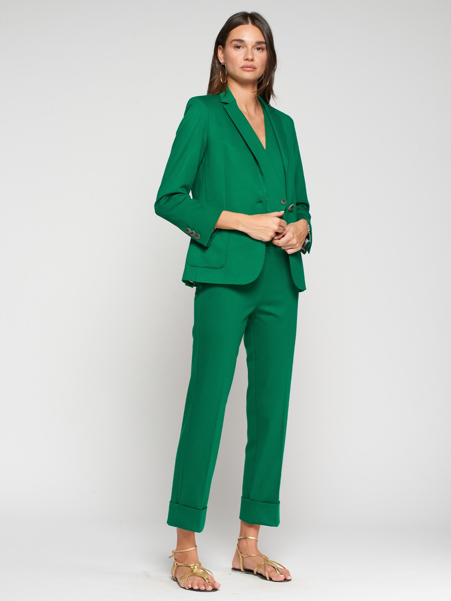 CHAQUETA VERDE FORRO ILUSTRADO