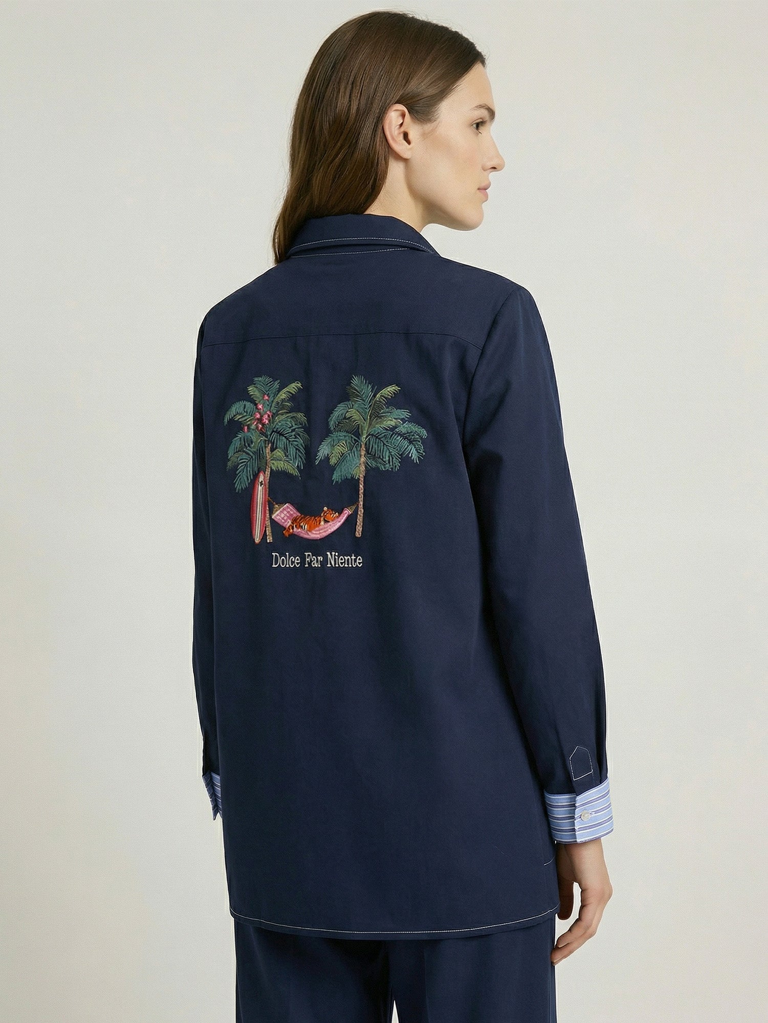 CHAQUETA AZUL MARINO BOTONES DE COLORES