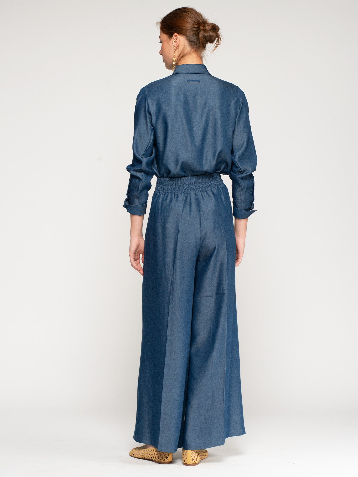 PANTALÓN PALAZZO VAQUERO LIGERO