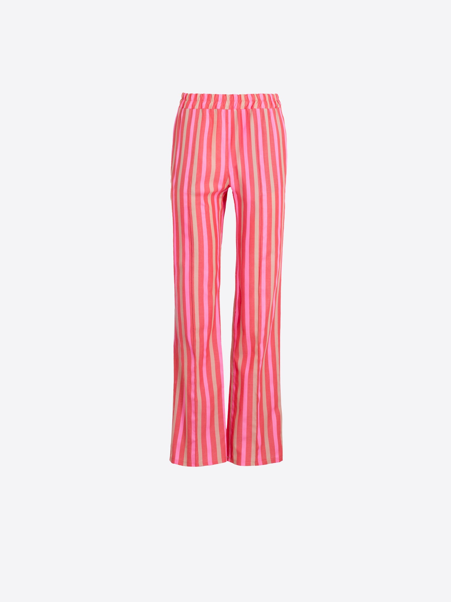 PANTALÓN RECTO RAYAS ROSA