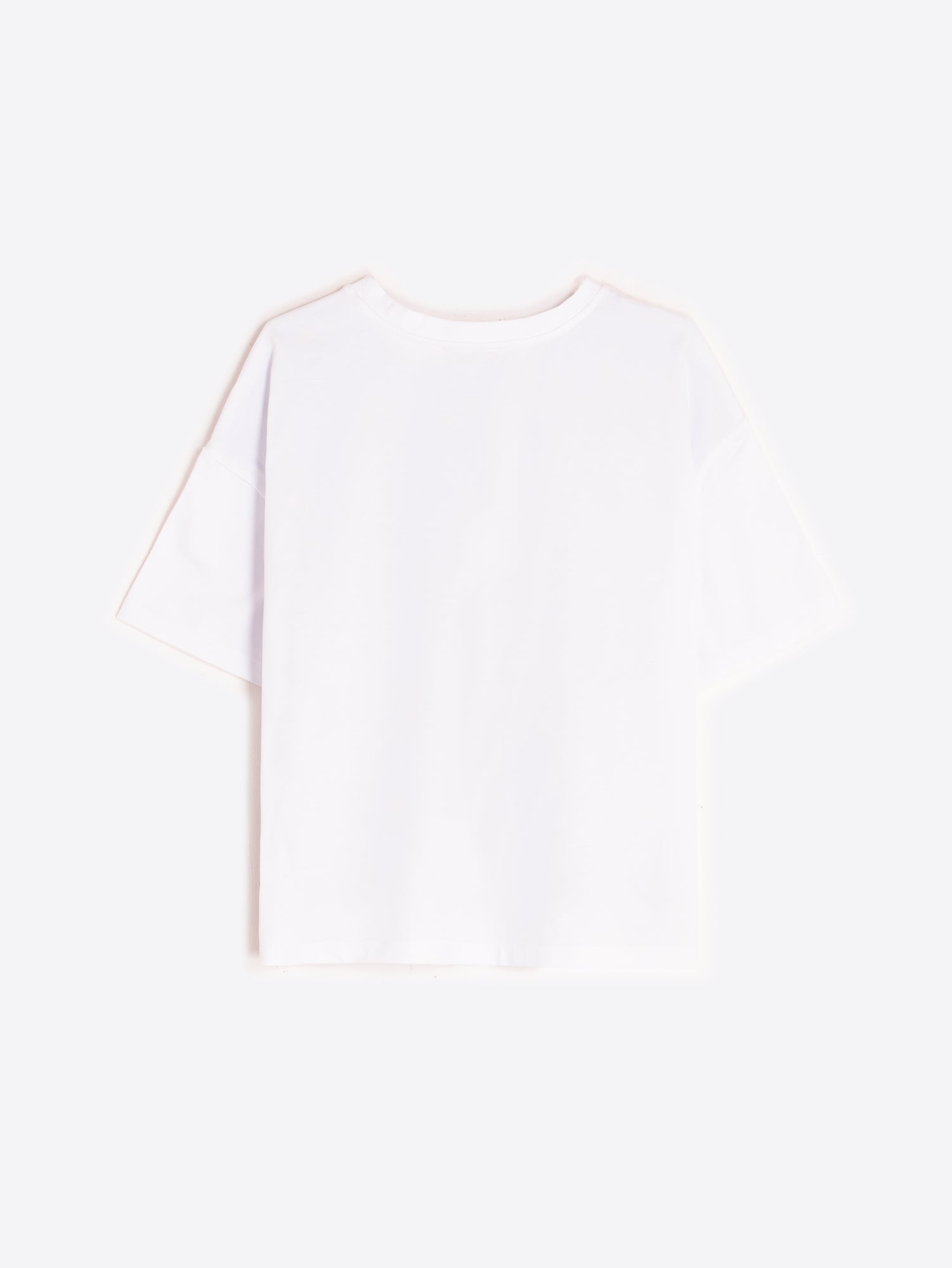 CAMISETA ESTAMPADO FLORAL LAZO LATERAL