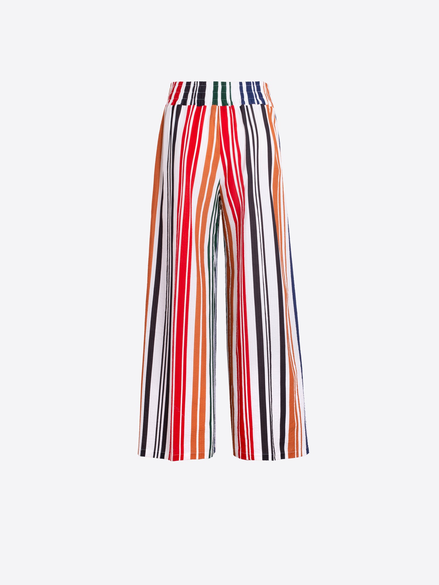 PANTALÓN PINZAS RAYAS MULTICOLOR