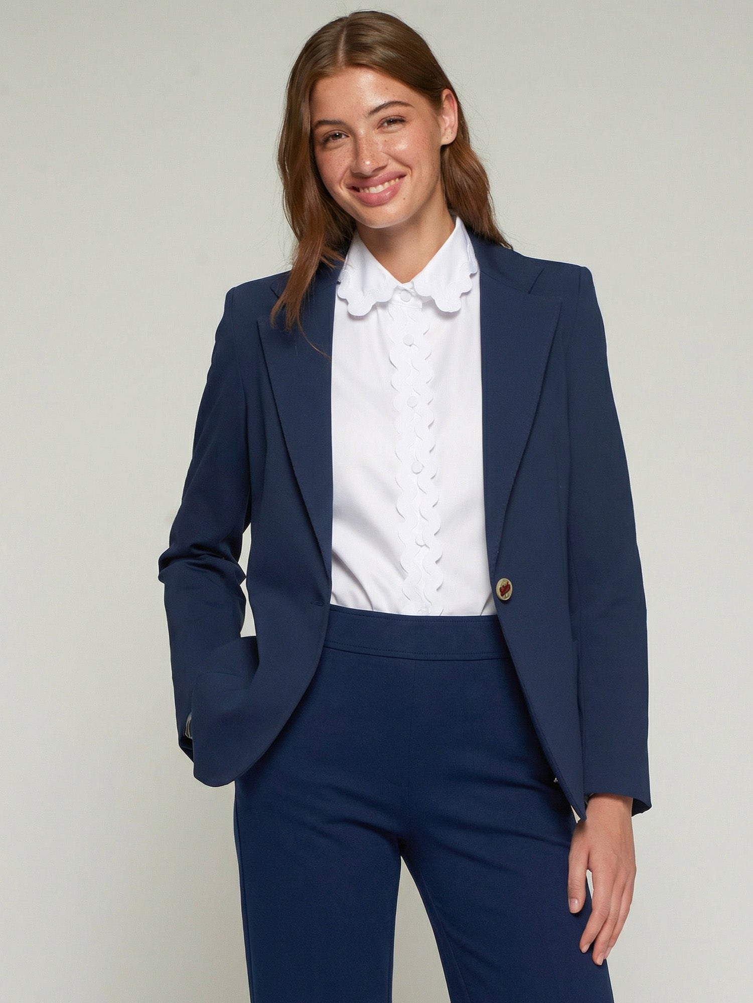 CHAQUETA AZUL MARINO