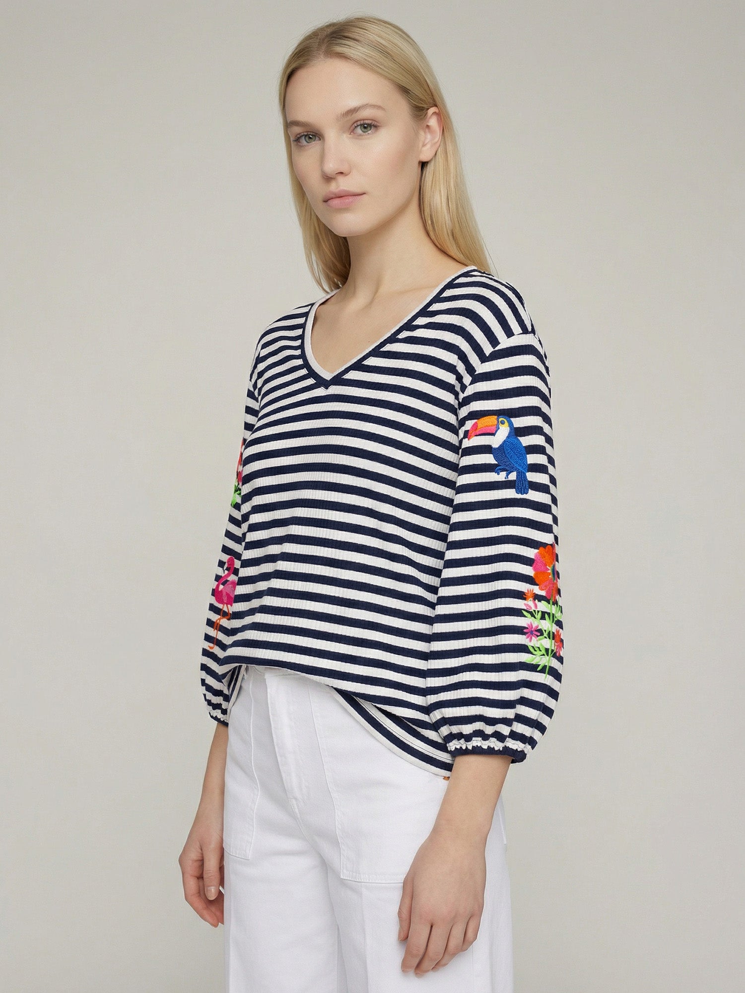 JERSEY MARINERO BORDADOS TROPICALES