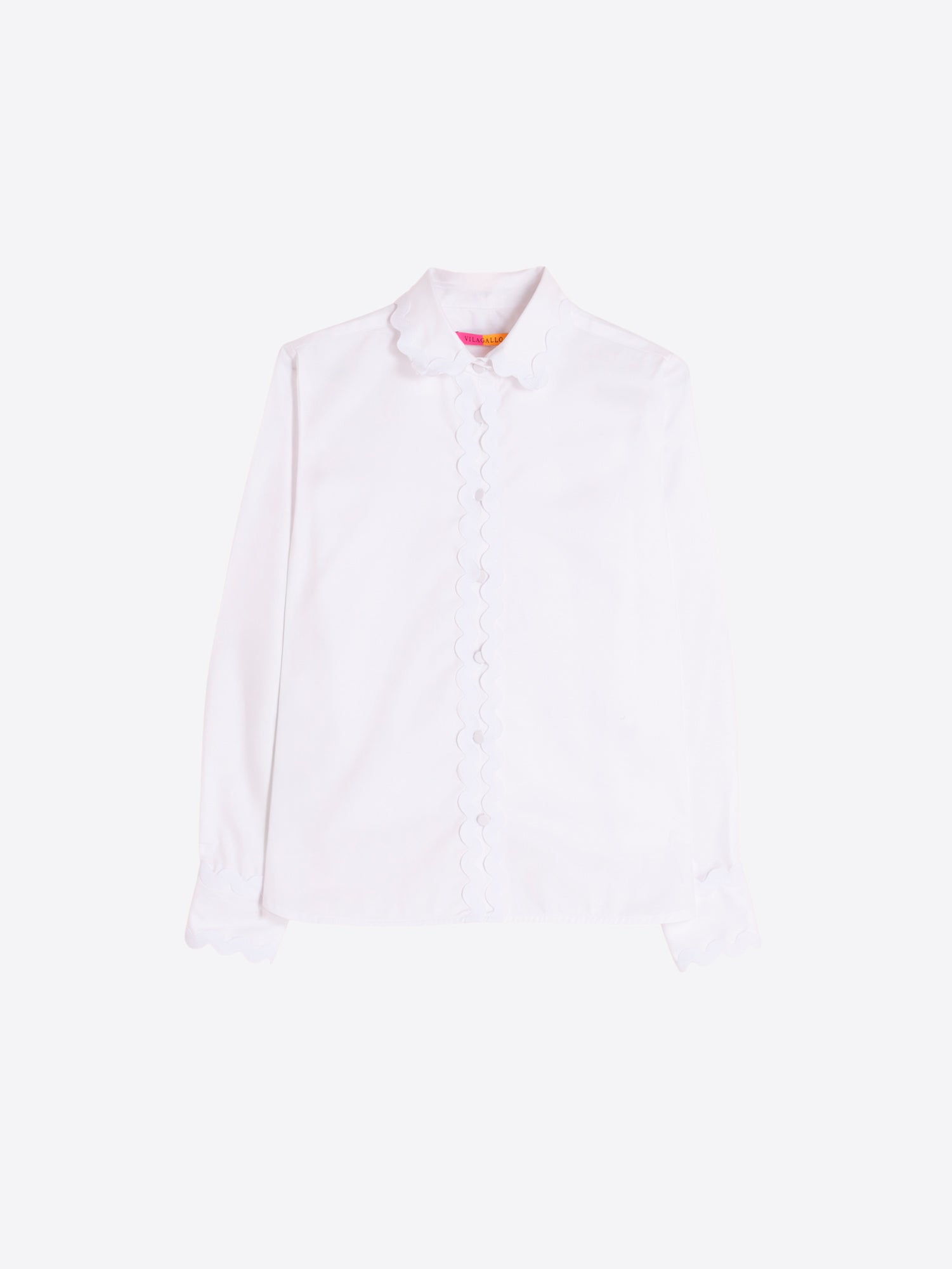 CAMISA BLANCA ONDULADA