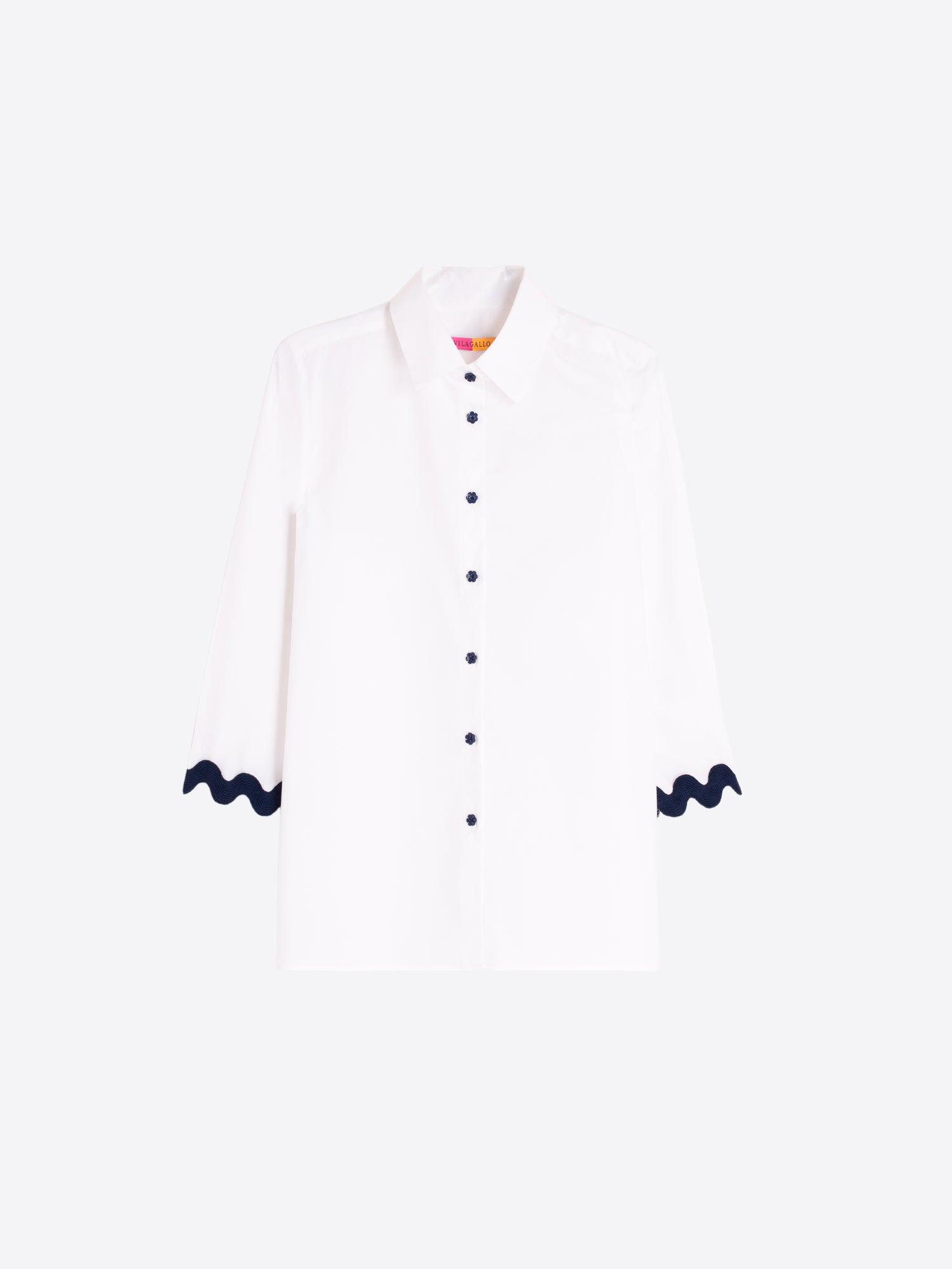 CAMISA BLANCA ONDULINA MARINO